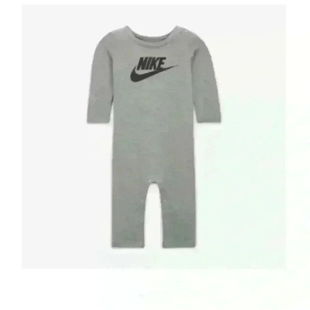 Baby Non-Footed Coverall Dark Grey Heather Size 3-MO